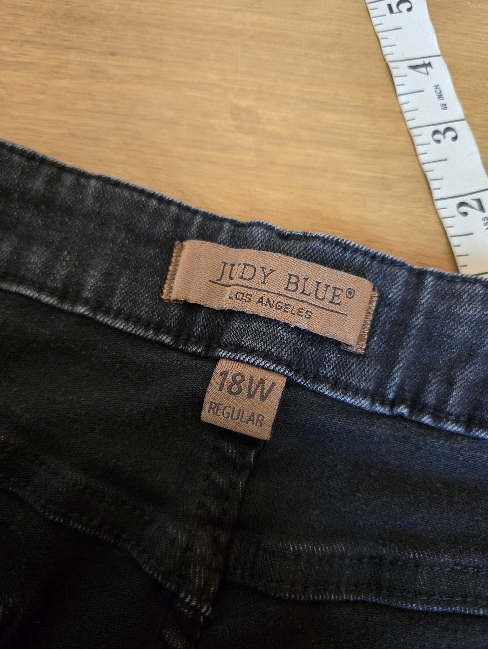 Judy Blue High Waist Tummy Control Black Bootcut Denim Jeans 88787 18W - Picture 5 of 15